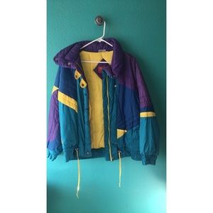 HELLLO 80’s PUFFY NYLON JACKET